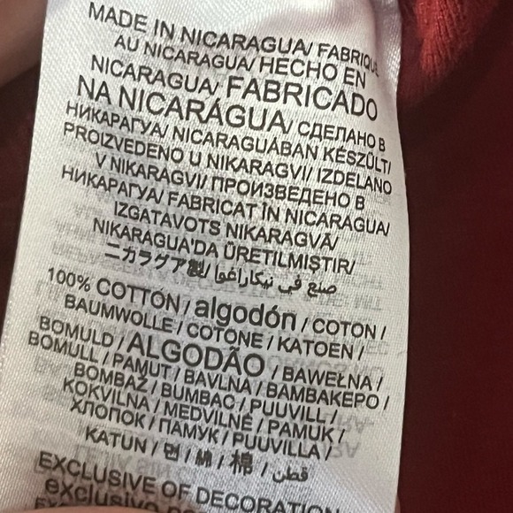 NWT Washington Commanders Nike NFL Mens TShirt Burgundy #5 Daniels Large - Picture 7 of 8